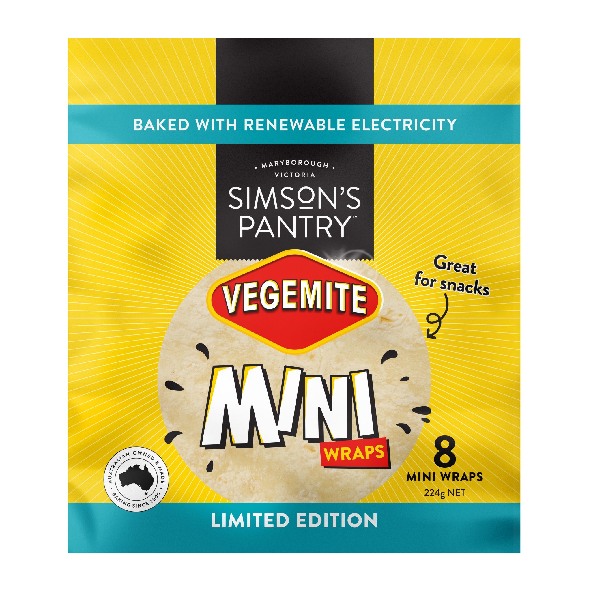 Simsons Pantry And Vegemite Team Up To Launch New Mini Wraps