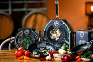 The Coles exclusive range features seven pieces of cookware to collect.