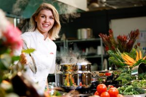 Former MasterChef contestant and TV cook Courtney Roulston. 