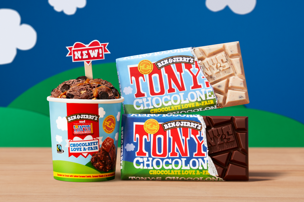 Ben & Jerry’s and Tony’s Chocolonely team up