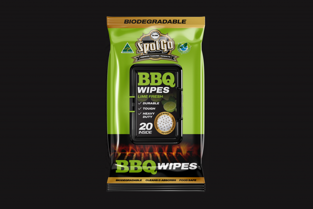 SpotGo launches biodegradable BBQ wipes